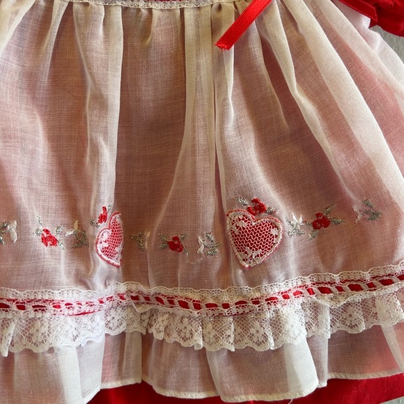 Mini Togs Red Baby Dress - Picture 2 of 8